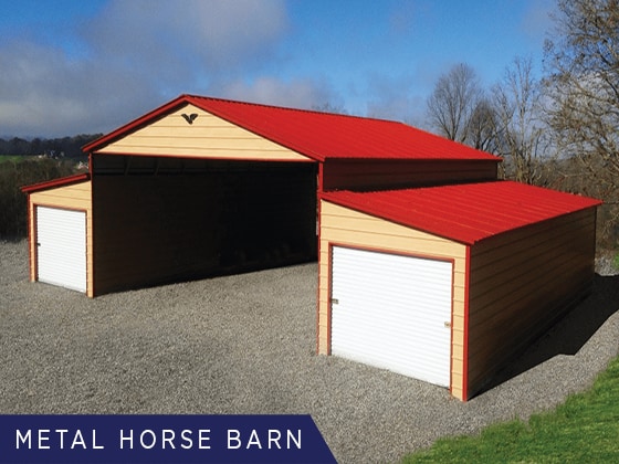 Metal Horse Barns